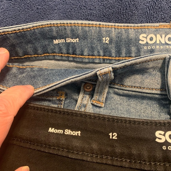 2 pair Denim Shorts Size 12 Ladies - Picture 4 of 5